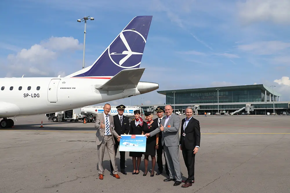 Lot Airlines Doubled The Frequency Of Their Flights On The Line Luxembourg-Warsaw. Picture: Serge Braun Lot Airlines Doubled The Frequency Of Their Flights On The Line Luxembourg-Warsaw. Picture: Serge Braun
