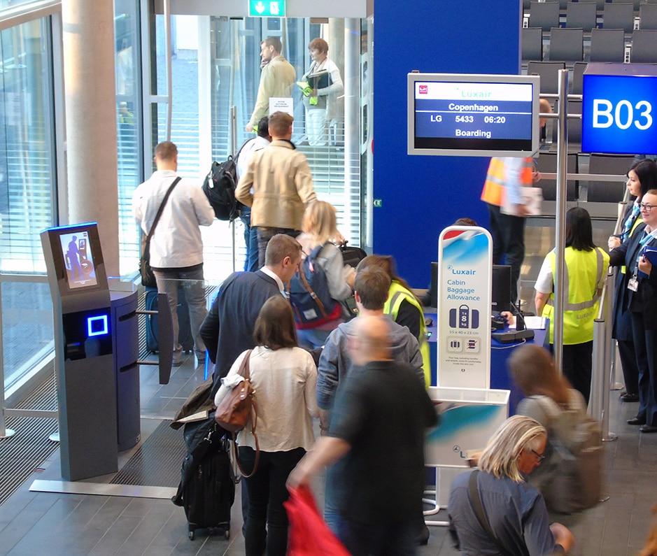 First Flight At The Terminal B At Luxembourg Airport - Luxembourg - Copenhagen 