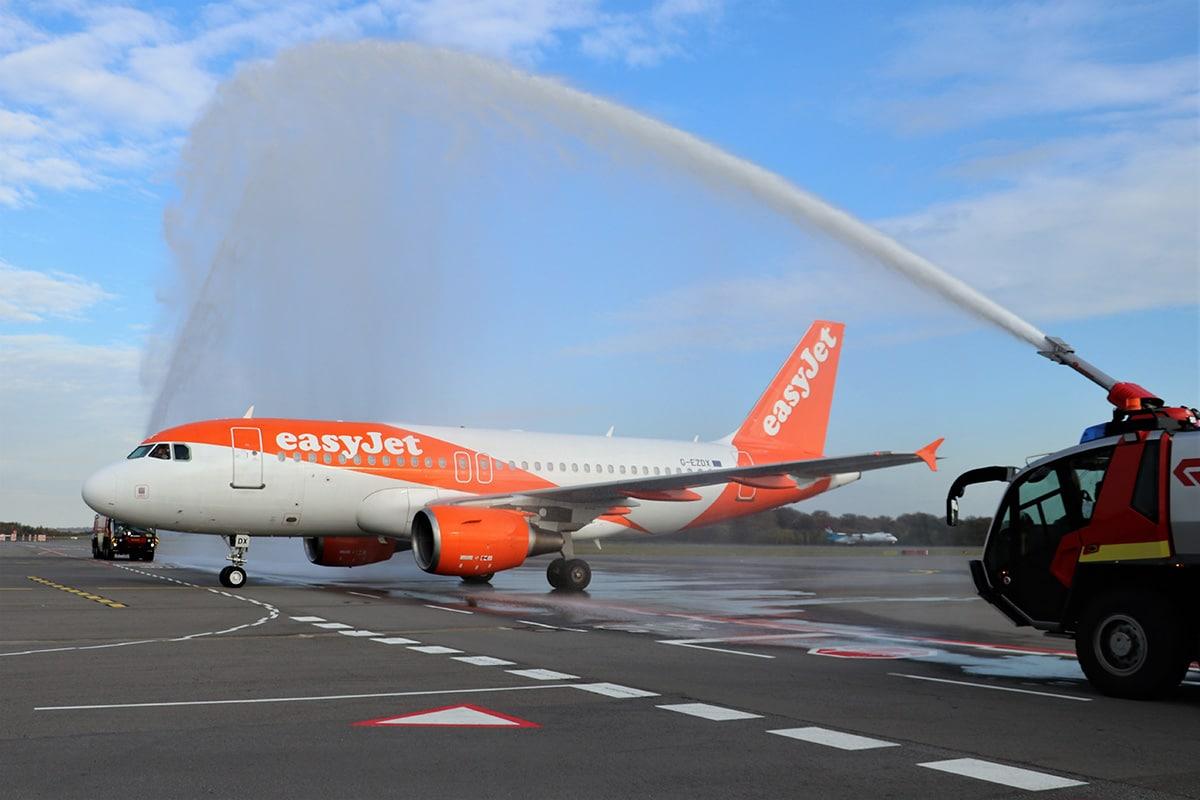 Easyjet War Die Erste Low-Cost Airline Am Flughafen Luxemburg Und Feiert Mittlerweile Ihr 5 Jähriges Jubiläum. Foto: Claude Schmit 