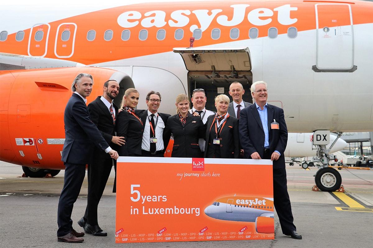 Easyjet Fliegt 3 Mal Pro Woche Nach Berlin-Schönefeld. Damit Ist Berlin-Schönefeld Die 5Te Strecke Welche Easyjet Von Luxemburg Aus Anbietet. Foto: Serge Braun 