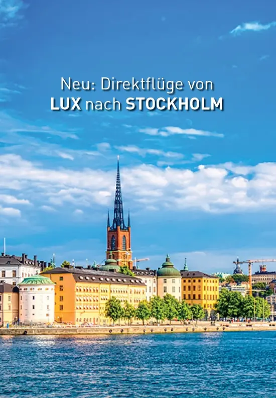 Ab November: Direktflüge Von Luxemburg Nach Stockholm Mit Der Airline Sas