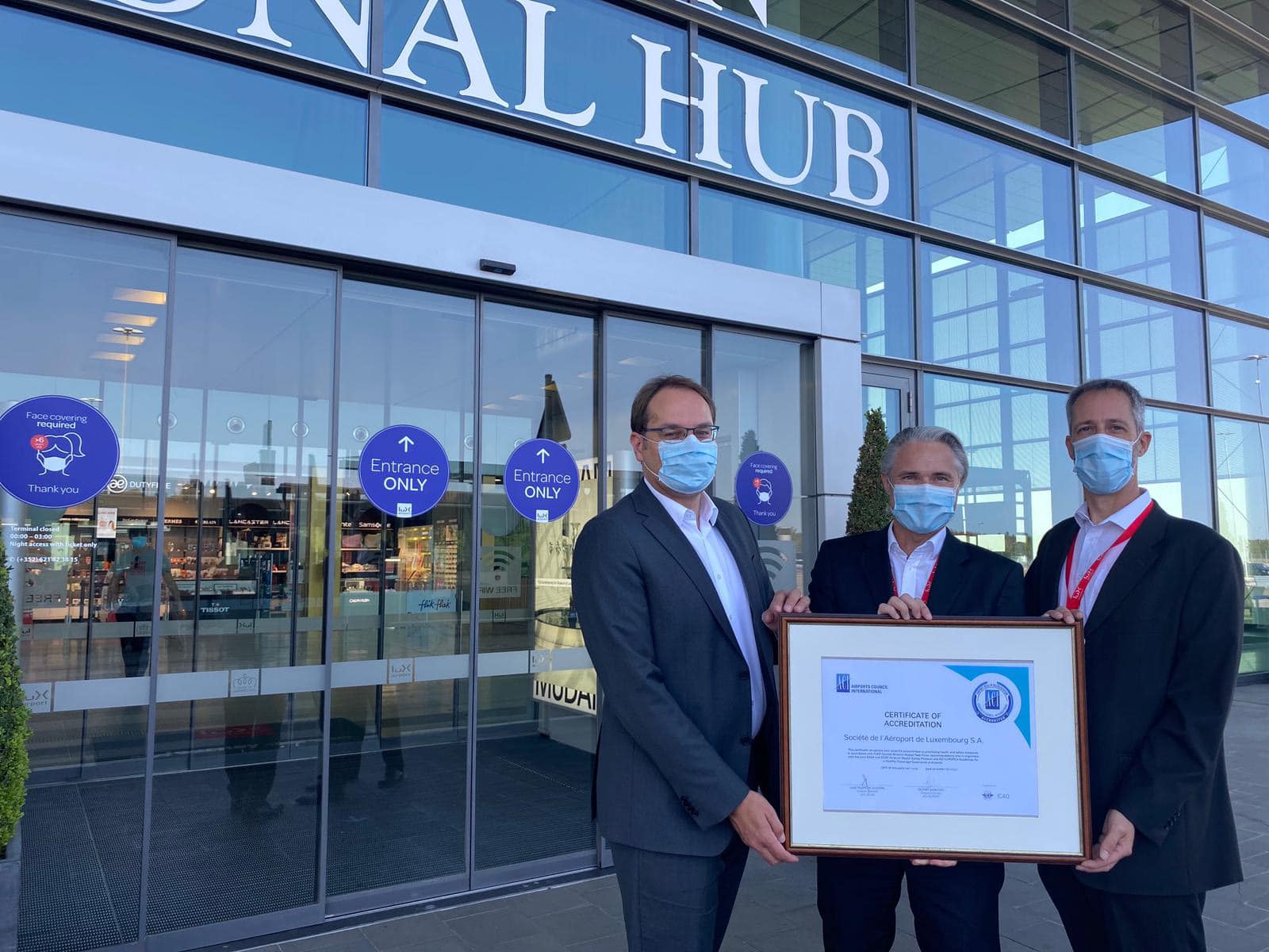 Aci Health Certificate To Lux Airport First In Central Europe 14 09 2020 2