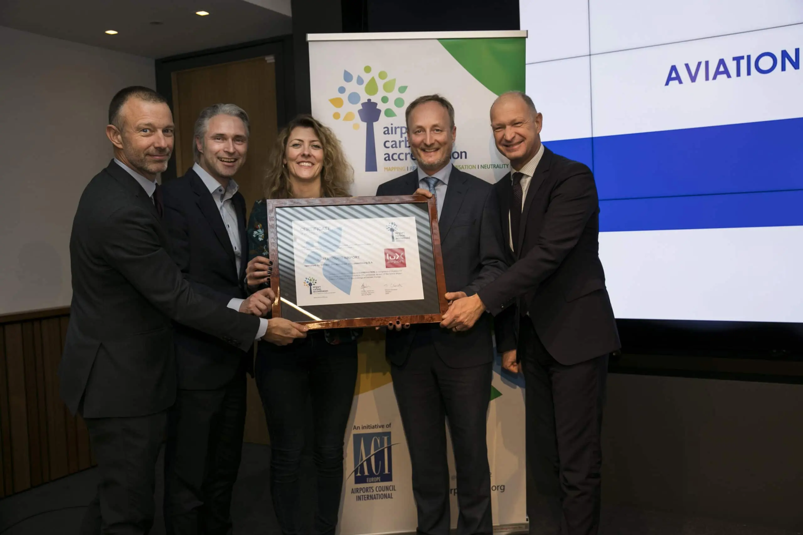 Lux-Airport Obtained Level 2 Of 4 To Become Aci Carbon Neutral