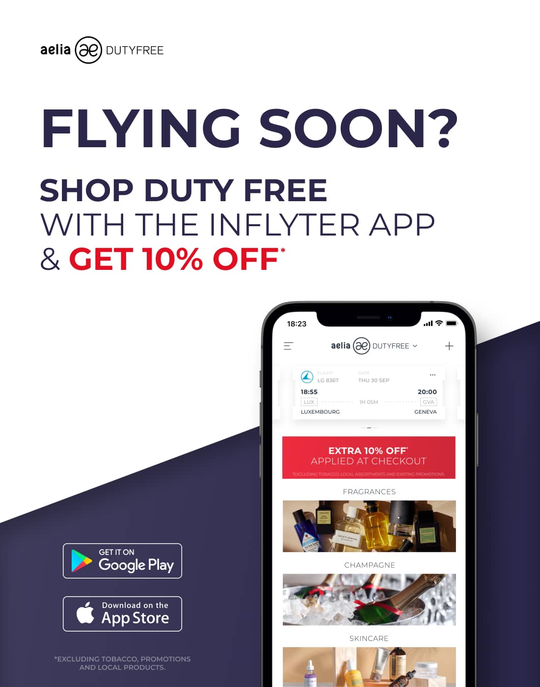 Achats Hors Taxes – En Ligne Avec L&Rsquo;Application Inflyter