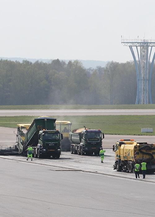 Runway Renovation At Luxembourg Airport