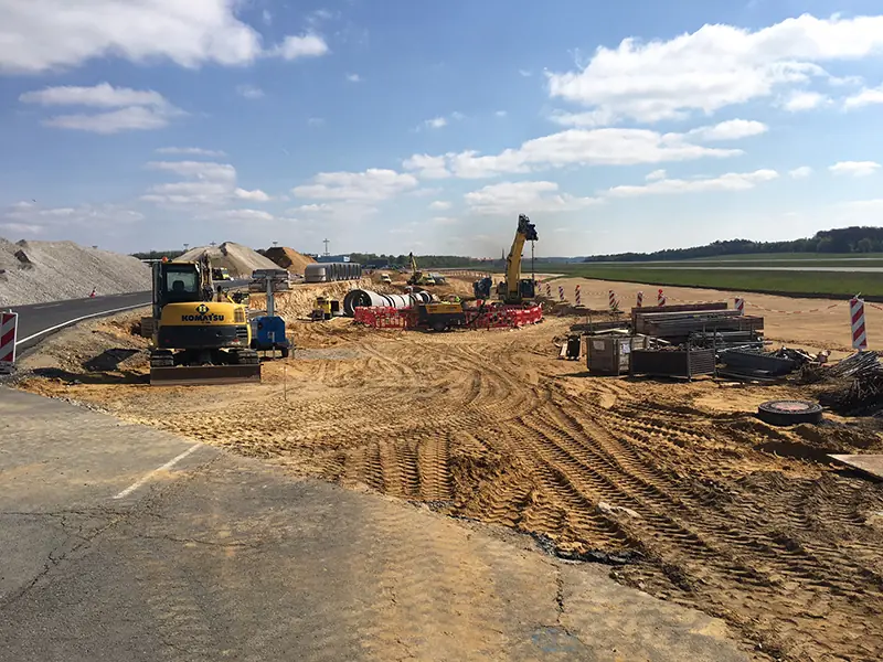 The Works For The Additional New Aircrafts Stand At
