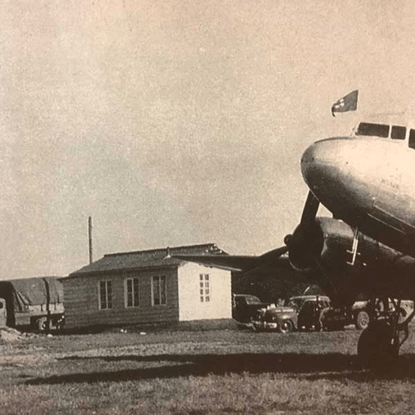 Photo De L'aéroport De Luxembourg 1946