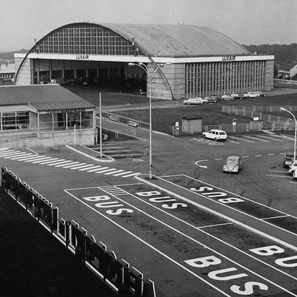 Photo De L'aéroport De Luxembourg 1952