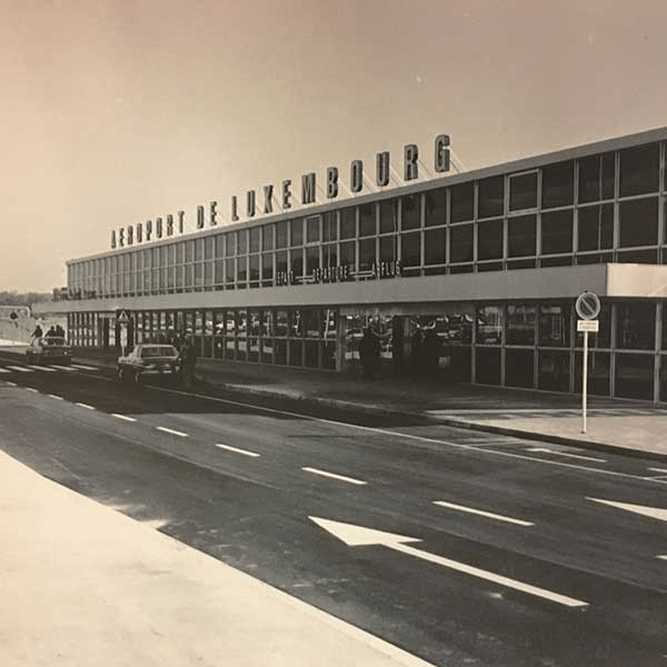Photo De L'aéroport De Luxembourg 1975