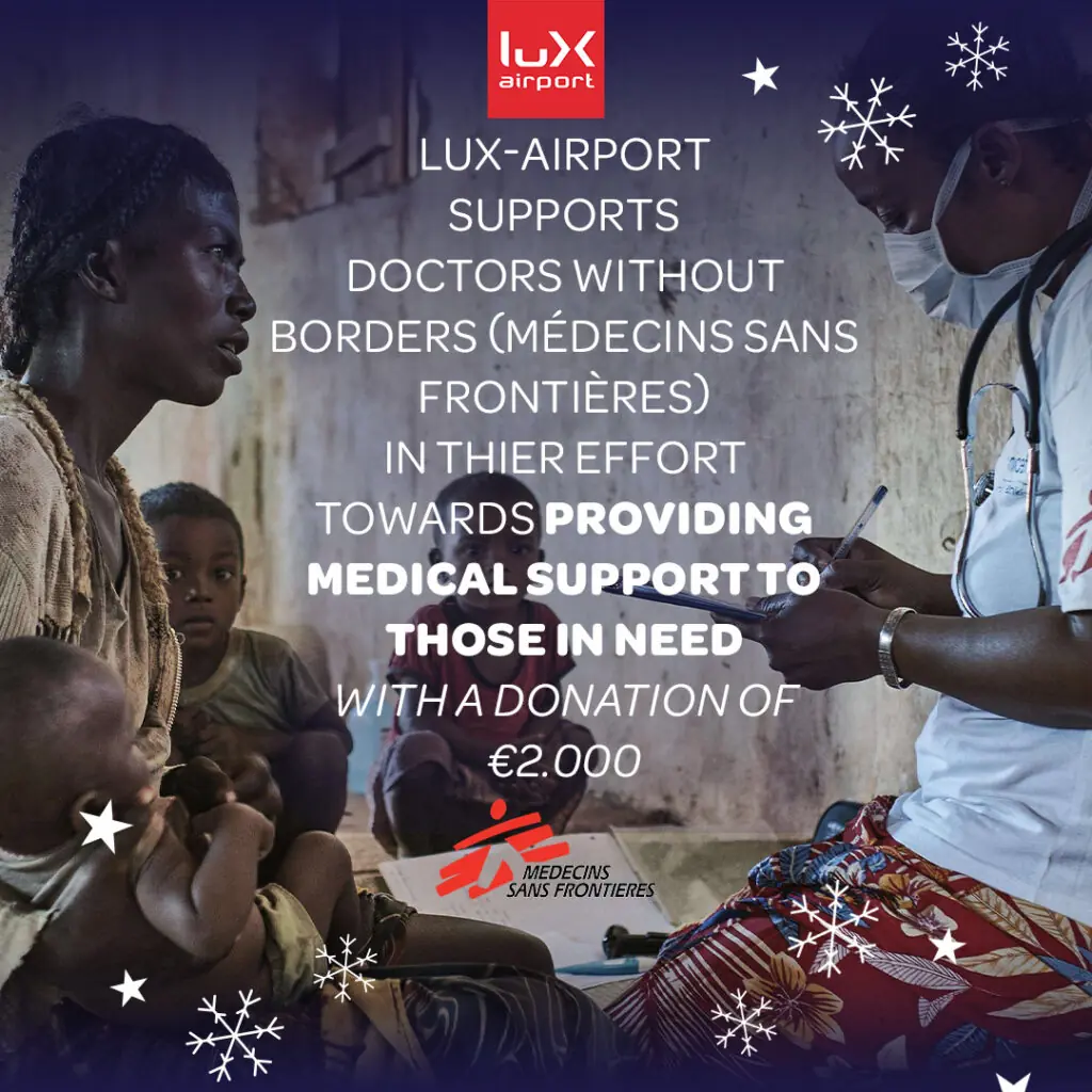 Lux-Airport Soutient Les Médecins