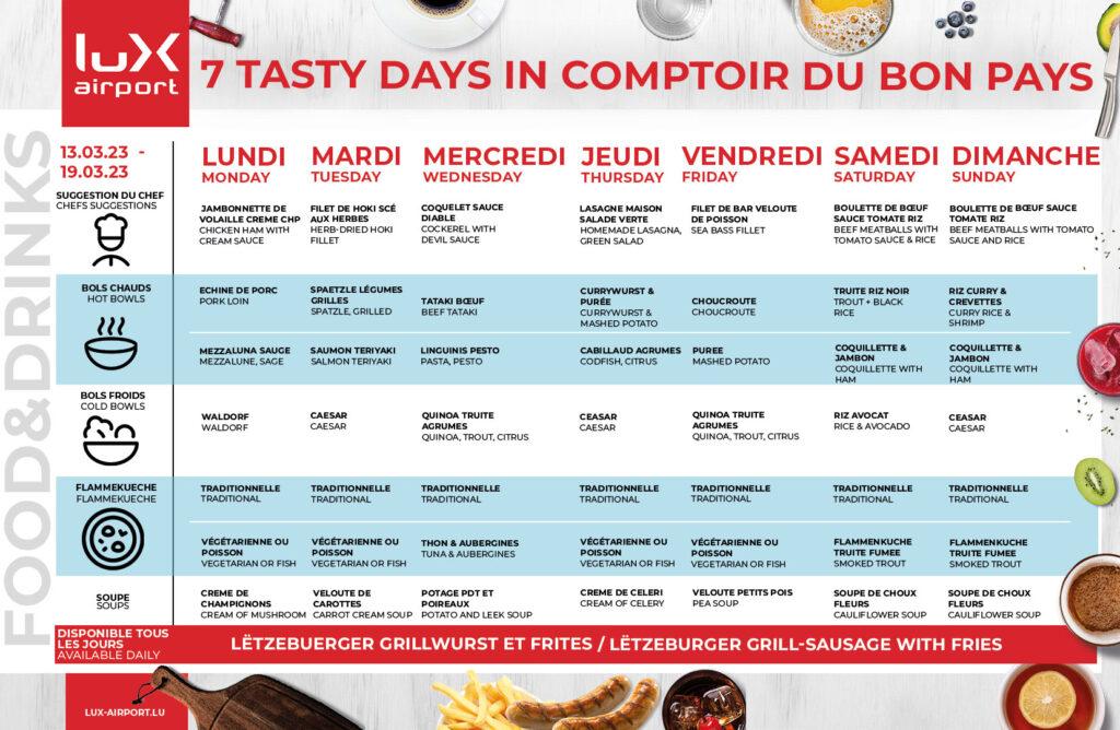 13 March Week Menu 1