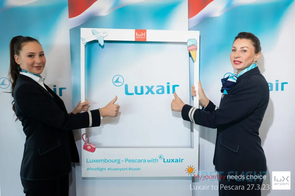 230327 First Flight Pescara Luxair 10
