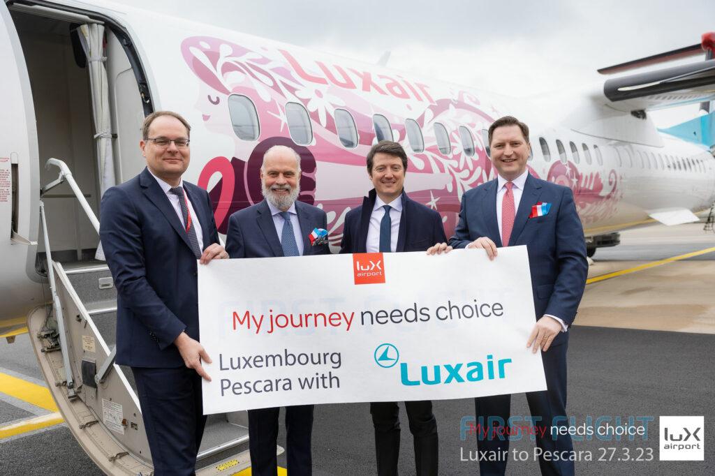 230327 First Flight Pescara Luxair 23