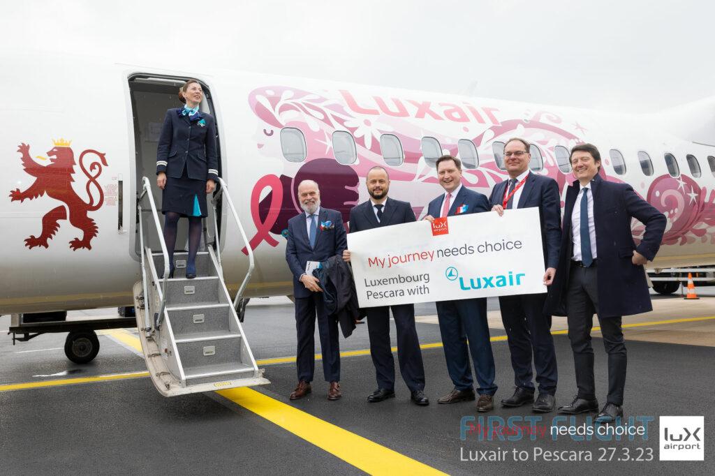 230327 First Flight Pescara Luxair 26