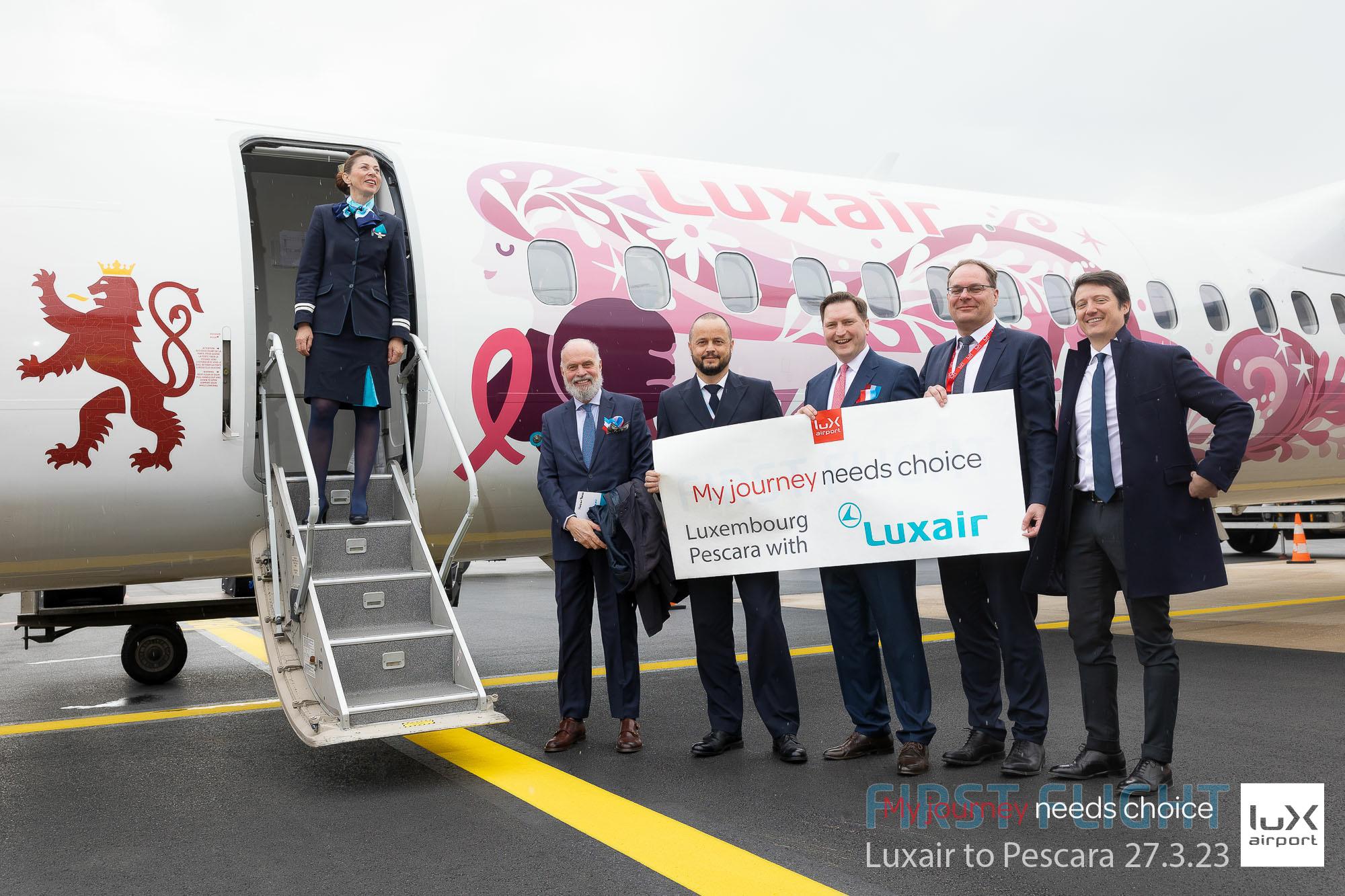Pescara is now only a flight away as Luxair launches new route