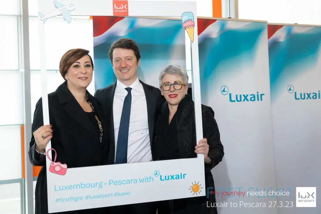 230327 First Flight Pescara Luxair 3