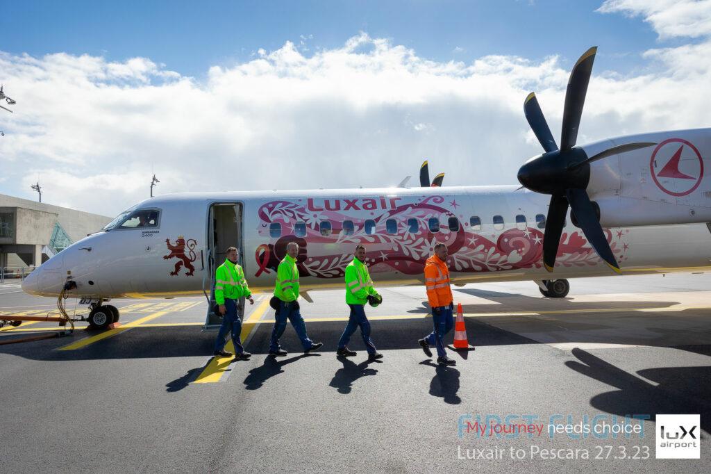 230327 First Flight Pescara Luxair 32