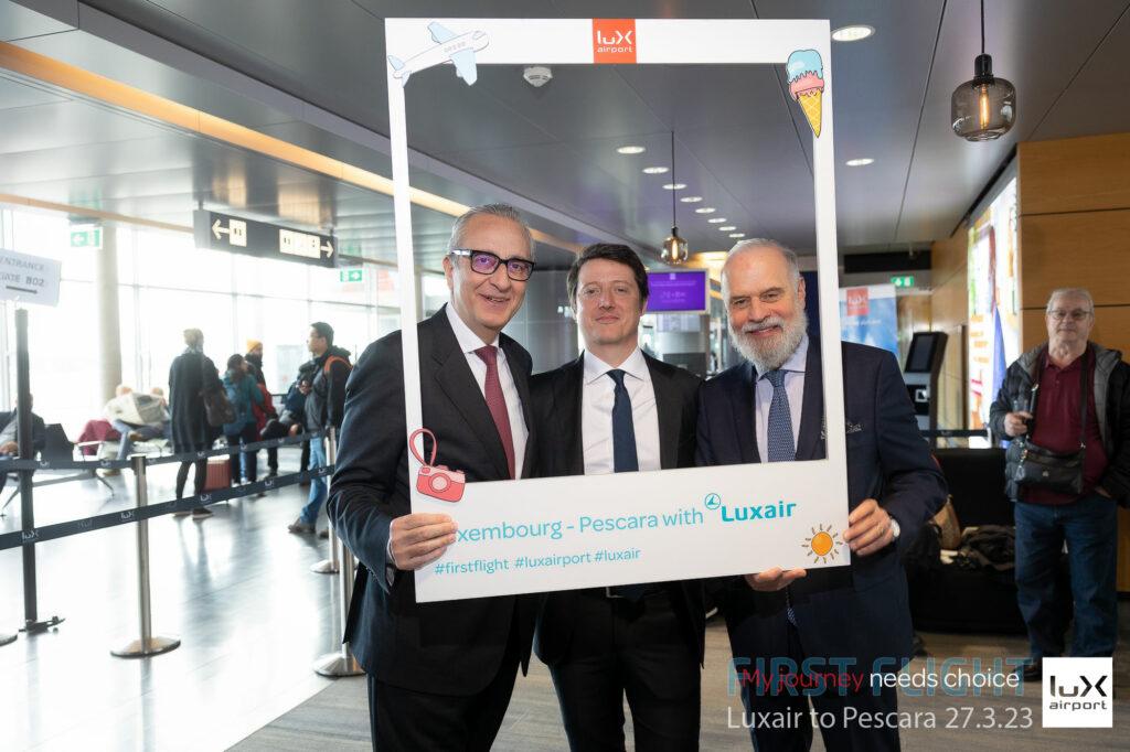 230327 First Flight Pescara Luxair 40