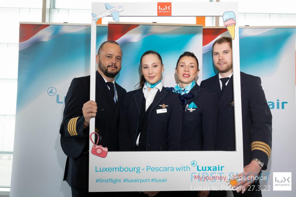 230327 First Flight Pescara Luxair 9