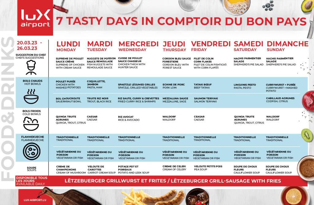 Ssp Comptoir 7 Tasty Days New Menu March 20 1