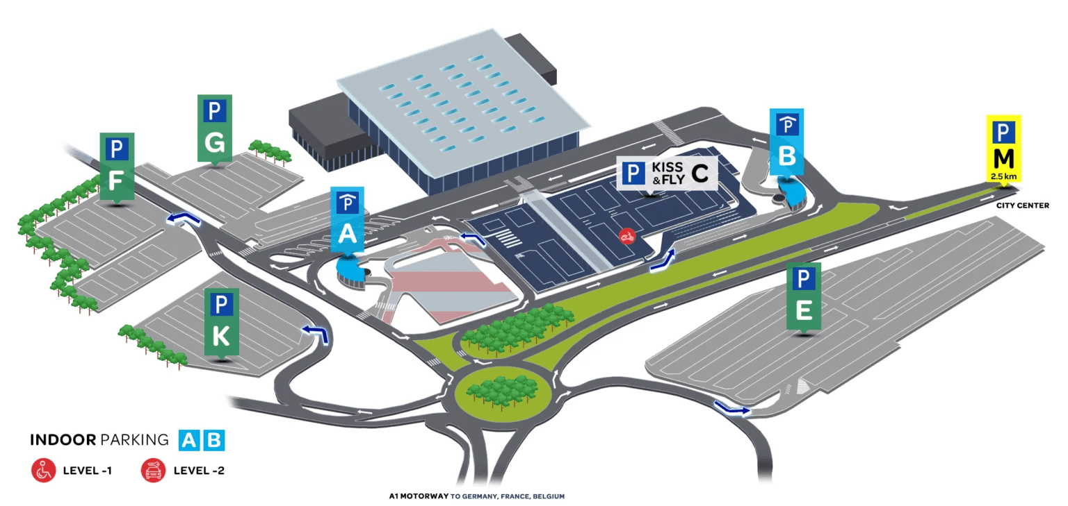 Abholer und Bringer luxAirport