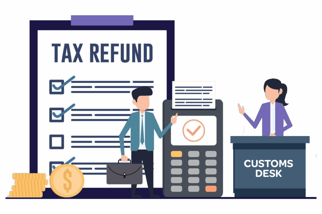 Comptoir Douanes Pour Tampon Détaxe