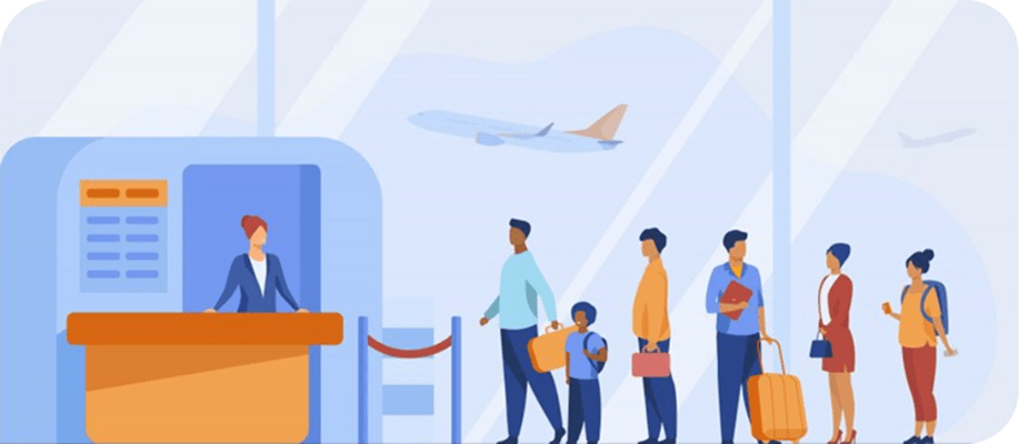 Guichet Des Douanes À Luxembourg Airport